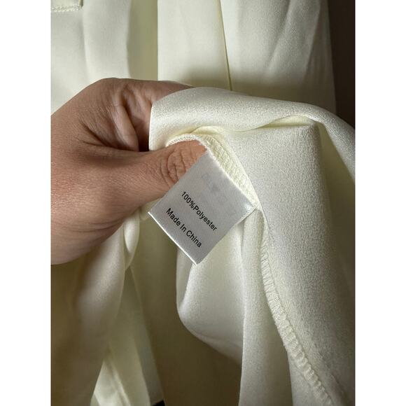 NWT Tuckernuck Cream Carrie Blouse Size XL - Picture 4 of 9